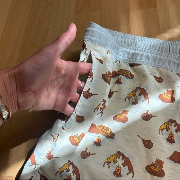 Magellan Shiner Bock Novelty Print Swim Outdoor Shorts XL - Picture 6 of 12